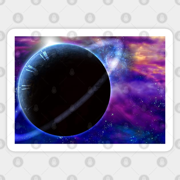 Ringed planet Sticker by rolffimages